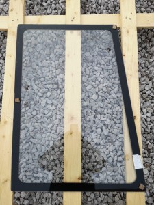 Szyba boczna lewa Foton 604 / Left side window glass FT65.45.711