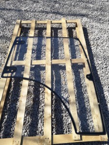 Szyba drzwi prawych Lovol M404 / Right door glass TL02451014001