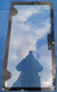 Szyba boczna prawa Foton 504 / Right side window glass TB600.45L-21