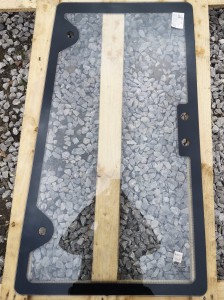 Szyba boczna prawa Foton 504 / Right side window glass TB600.45u.7-07