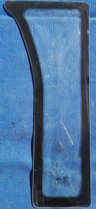 Szyba dolna lewa Foton 254 / Left lower front glass TE250.455-01