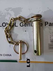 Sworzeń dolnego zaczepu Lovol M354 / Limiting pin and lock pin TE250.35A.1.1