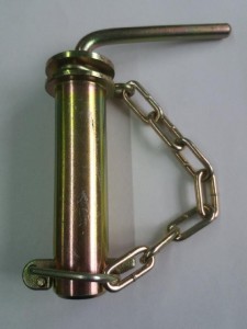 Sworzeń przedniego zaczepu Lovol 504 / Towing pin and lock pin TB400.74A.2